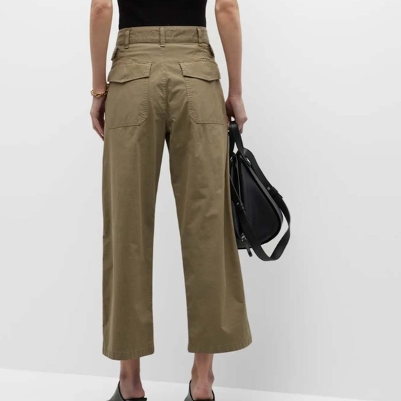 AGOLDE Daria Women's Utility Pant 25 NWOT Duffel Wide Leg Stretch Twill Cropped - Picture 4 of 15